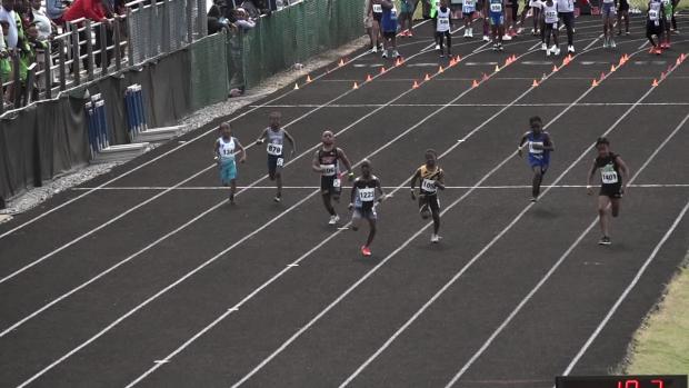 8 under Boys 100 Prelims Heat 5