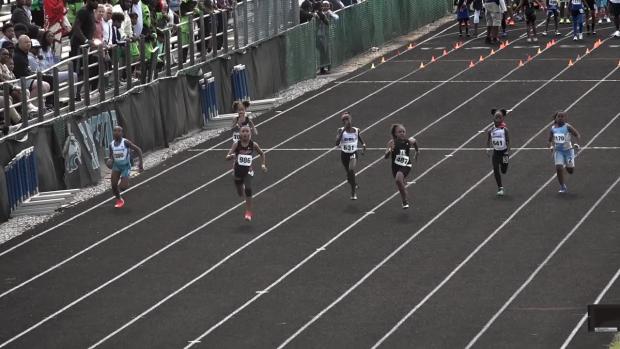 9 year old Girls 100 Prelims Heat 2