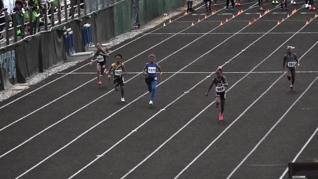 9 year old Girls 100 Prelims Heat 3