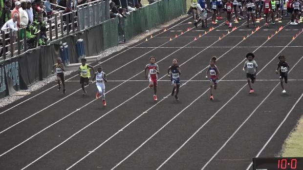 9 year old Boys 100 Prelims Heat 4