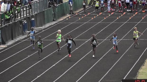 9 year old Boys 100 Prelims Heat 3