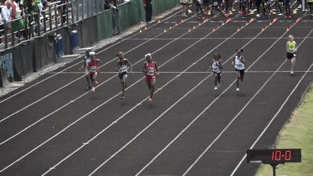 10 year old Girls 100 Prelims Heat 1