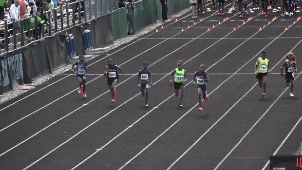 10 year old Girls 100 Prelims Heat 2