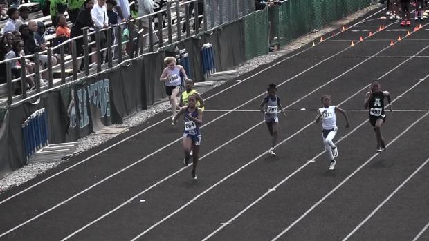 11 year old Girls 100 Prelims Heat 2