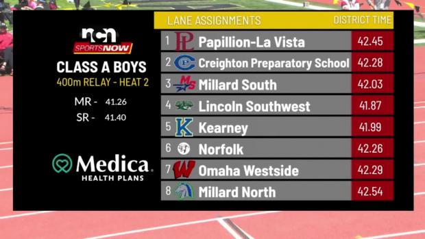 1A Boys 4x100 Relay Finals Section 2