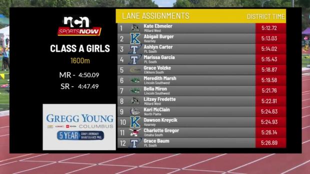 1A Girls 1600 Finals Section 1