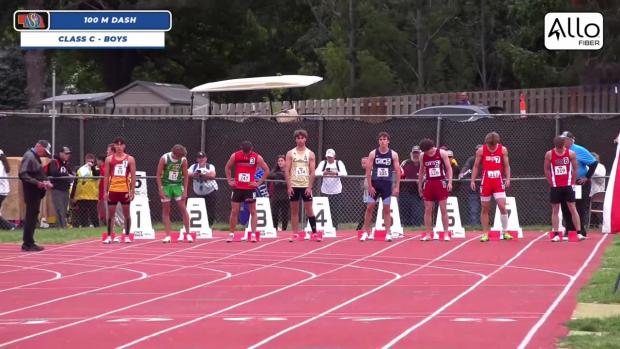 Division C Boys 100 Prelims Heat 2