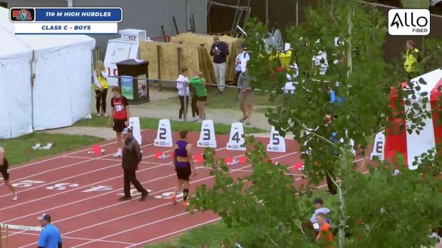 Division C Boys 110 Hurdles Prelims Heat 2