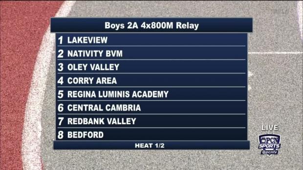 2A Boys 4x800 Relay Finals Section 1