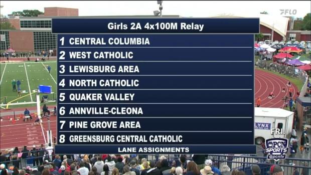 2A Girls 4x100 Relay Finals