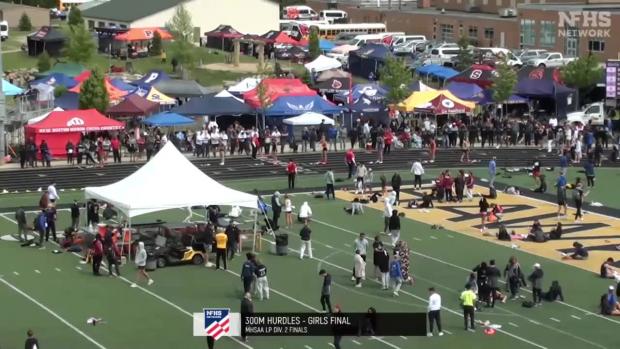 Girls 300 Hurdles Finals Section 2