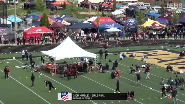 Girls 300 Hurdles Finals Section 4