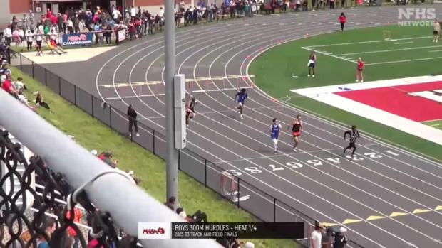 Division 3 Boys 300 Hurdles Finals Section 1