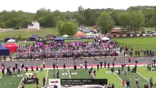 Division 3 Boys 300 Hurdles Finals Section 4