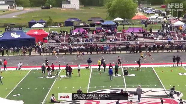 Division 3 Girls 300 Hurdles Finals Section 2