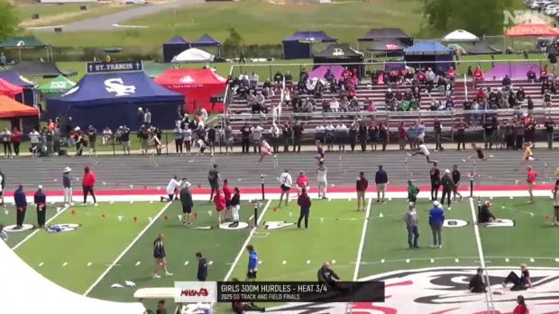 Division 3 Girls 300 Hurdles Finals Section 3