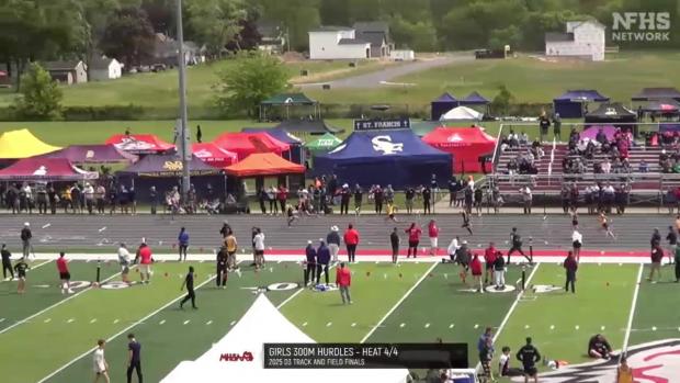 Division 3 Girls 300 Hurdles Finals Section 4
