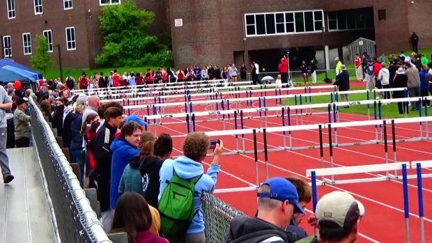 Boys 110 Hurdles Prelims Heat 3