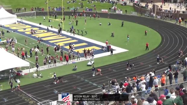 Division 4 Boys 4x100 Relay Finals Section 1