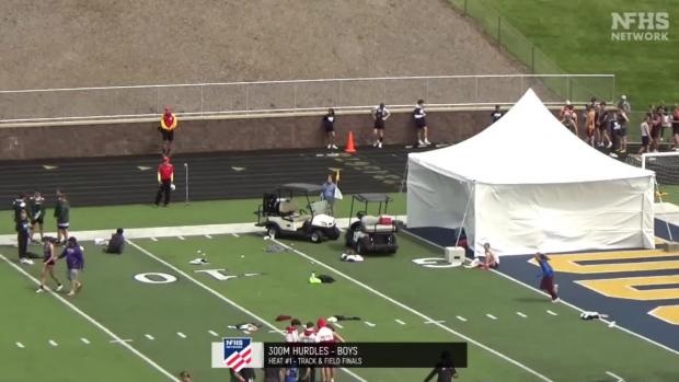Division 4 Boys 300 Hurdles Finals Section 1