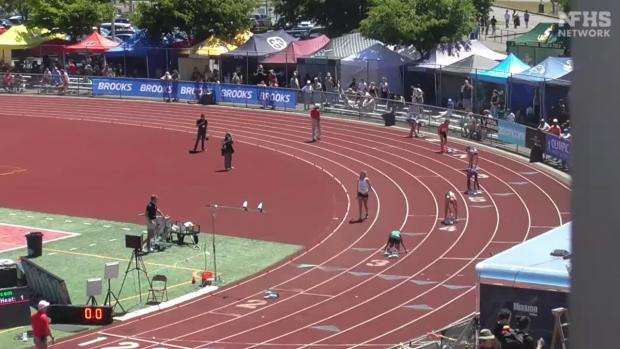 4A Girls 4x100 Relay Prelims Heat 1