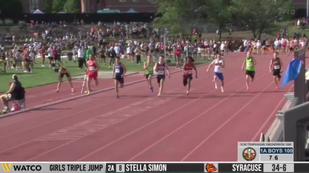 1A Boys 100 Prelims Heat 2