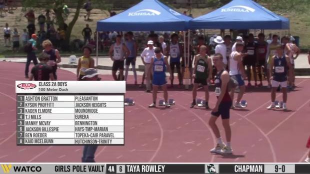 2A Boys 100 Finals Section 1