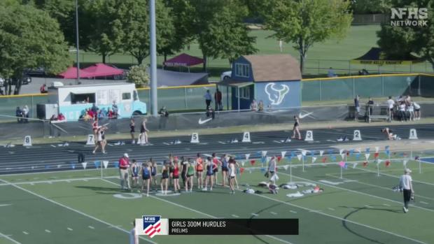 6A Girls 300 Hurdles Prelims Heat 2