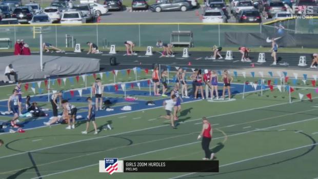 5A Girls 200 Prelims Heat 1