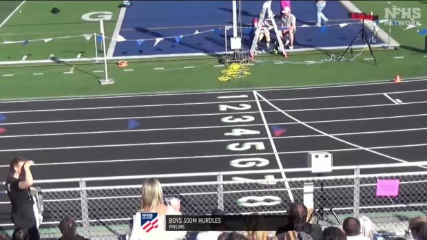 5A Boys 300 Hurdles Prelims Heat 1