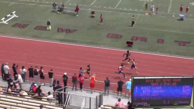 Boys 100 Prelims Heat 2