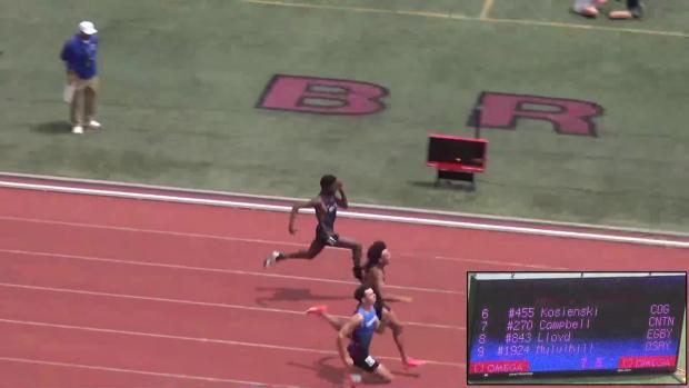 Boys 100 Prelims Heat 3