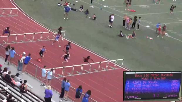 Boys 110 Hurdles Prelims Heat 1