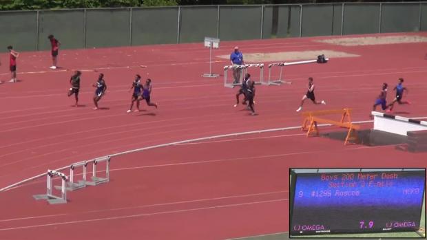 Boys 200 Finals Section 3