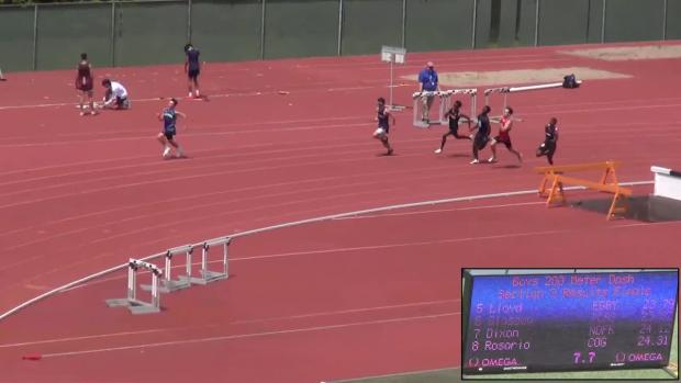 Boys 200 Finals Section 4