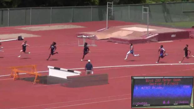 Boys 200 Finals Section 6