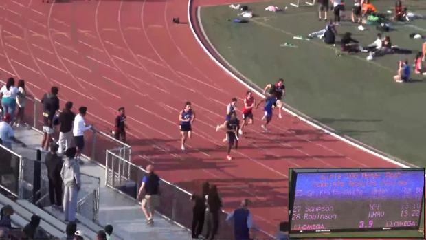 Boys 100 Prelims Heat 1