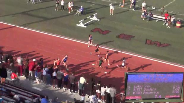 Girls 100 Prelims Heat 6
