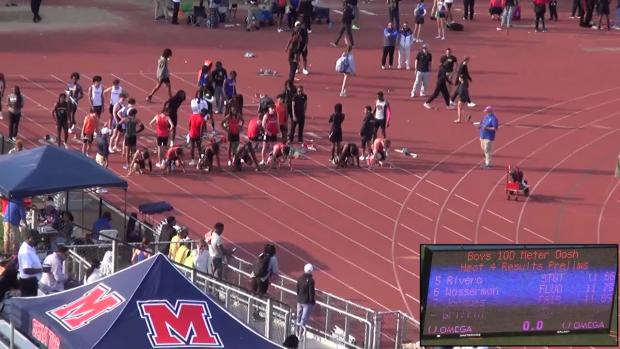 Boys 100 Prelims Heat 5