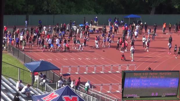 Boys 110 Hurdles Prelims Heat 3