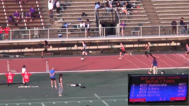 Boys 300 Hurdles Finals Section 1