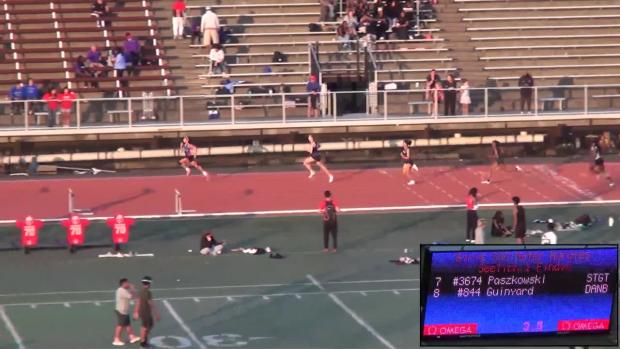 Girls 300 Hurdles Finals Section 1