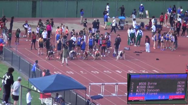 Boys 110 Hurdles Prelims Heat 1