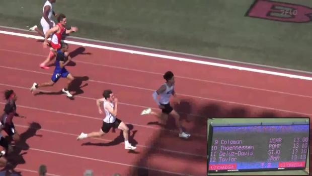 Boys 100 Prelims Heat 1