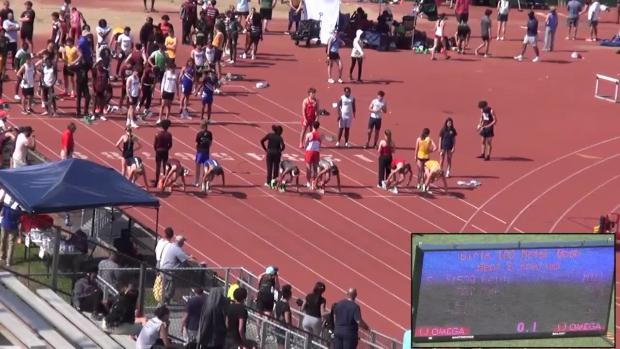 Girls 100 Prelims Heat 6