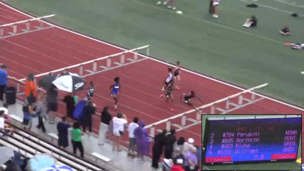 Girls 100 Hurdles Prelims Heat 2