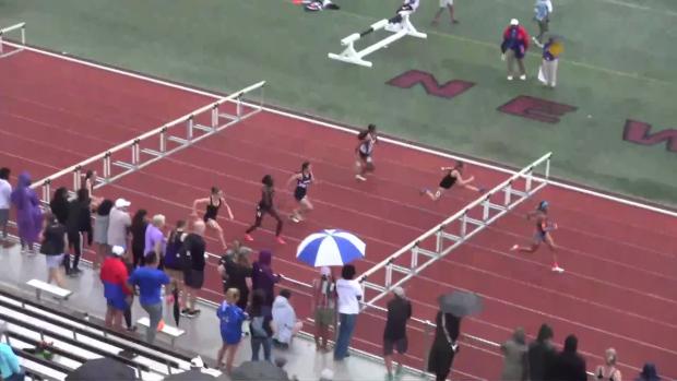 Girls 100 Hurdles Prelims Heat 3