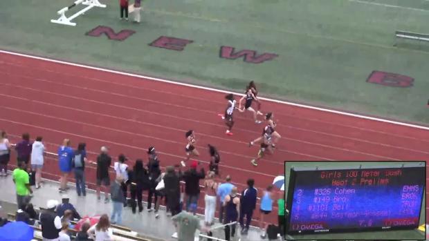 Girls 100 Prelims Heat 2