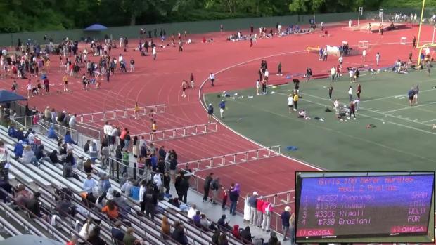 Class M Girls 100 Hurdles Prelims Heat 3