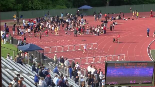 Class M Boys 110 Hurdles Prelims Heat 2